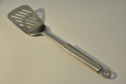 Inox tálaló lapát