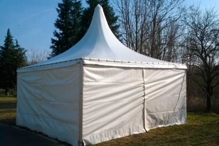 Sátor 5x5m (fehér)